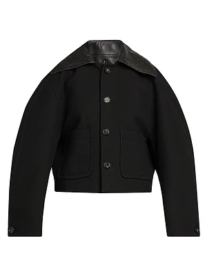 Structured Double Cotton Jacket