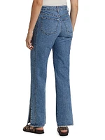 Tangled Up Mid-Rise Jeans
