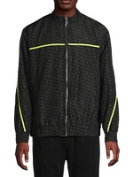 Melvin Logo Print Windbreaker Jacket