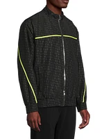 Melvin Logo Print Windbreaker Jacket