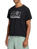 MM6 Maison Margiela x Salomon Logo Textured T-Shirt