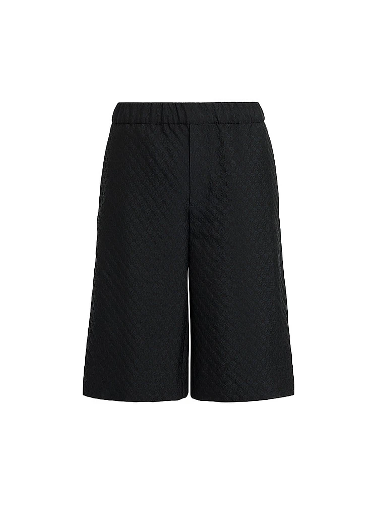 Skull Jacquard Shorts