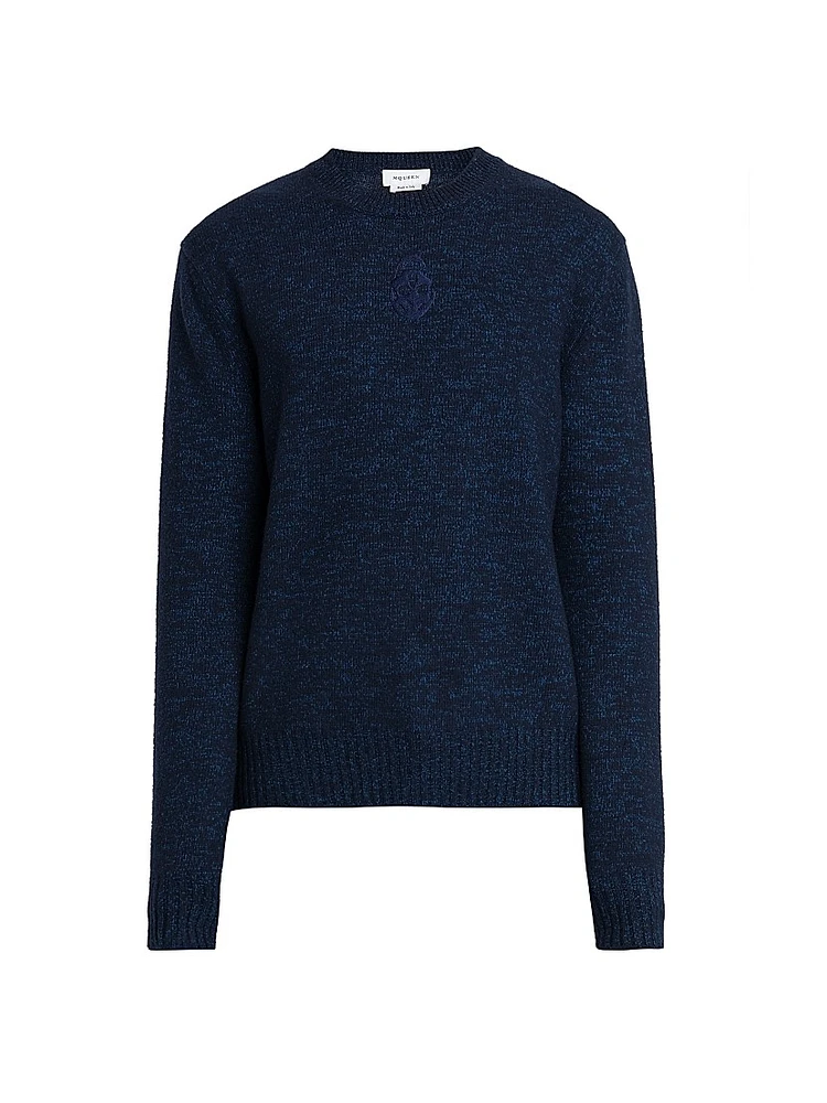 Wool-Blend Crewneck Sweater