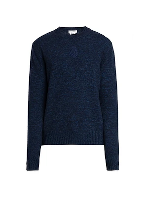 Wool-Blend Crewneck Sweater