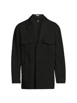 Deconstructed Wool Jacket