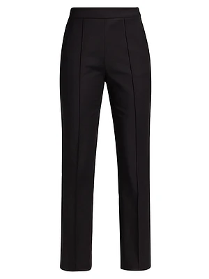 Vega Stretch Cotton High-Rise Crop Pants