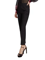 Vega Stretch Cotton High-Rise Crop Pants