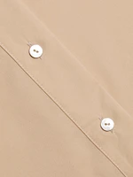 Atena Cotton-Blend Button-Front Shirt