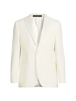 Peak Lapel Wool Dinner Jacket
