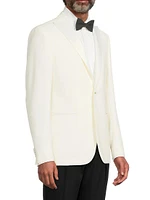Peak Lapel Wool Dinner Jacket
