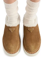 Suede Mules
