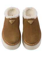 Suede Mules