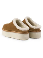 Suede Mules