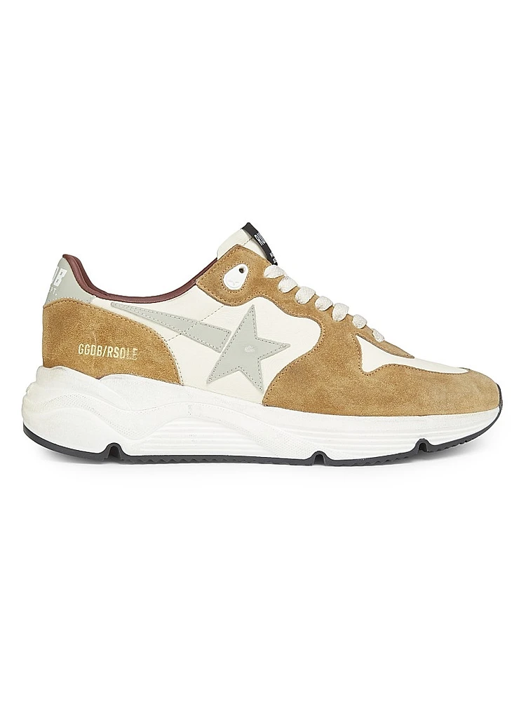 Running Leather Low-Top Sneakers