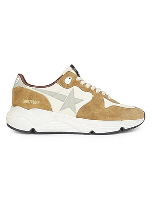 Running Leather Low-Top Sneakers
