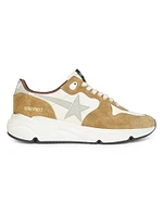 Running Leather Low-Top Sneakers