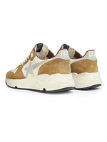 Running Leather Low-Top Sneakers