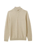 Chester Wool Quarter-Zip Sweater