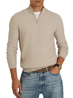 Chester Wool Quarter-Zip Sweater