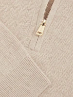 Chester Wool Quarter-Zip Sweater