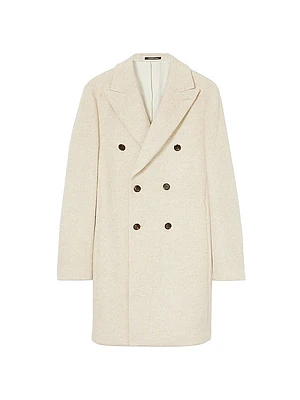 Timpano Wool-Blend Double-Breasted Coat
