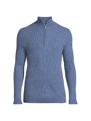Richmond Cashmere Zip Sweater