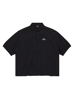 Bb Classic Balenciaga Polo Shirt Oversized