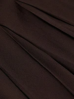 Nancy Pleated Midi-Skirt