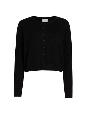 Clara Cashmere & Wool Crewneck Cardigan
