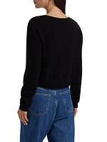 Clara Cashmere & Wool Crewneck Cardigan