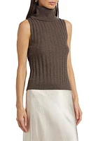Rowyn Cashmere Turtleneck Tank