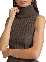 Rowyn Cashmere Turtleneck Tank