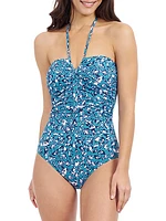 Juliette Ruched Halter Swimsuit