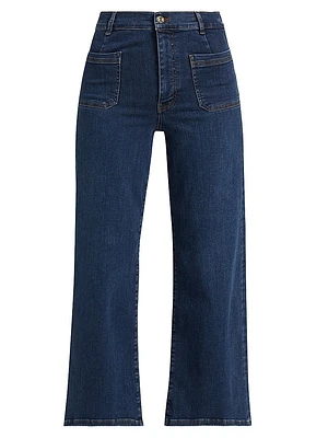 Le Slim Palazzo High-Rise Jeans