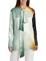Fluid Scarf Blouse