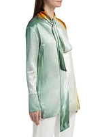 Fluid Scarf Blouse