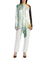 Fluid Scarf Blouse