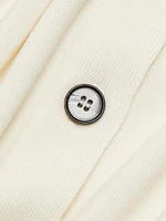 Crewneck Wool Cardigan