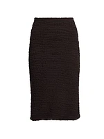 Textured Knit Pencil Skirt