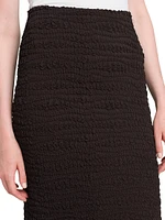 Textured Knit Pencil Skirt