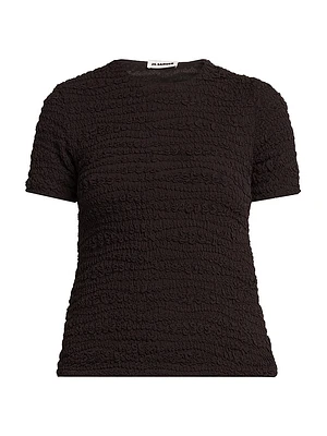 Textured Knit T-Shirt