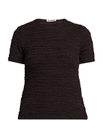 Textured Knit T-Shirt