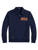 The RL Fleece Logo Collared Sweatshirt