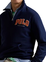 The RL Fleece Logo Collared Sweatshirt