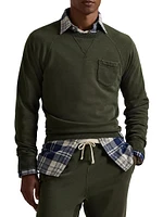 Garment-Dyed Fleece Sweatshirt