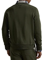 Garment-Dyed Fleece Sweatshirt