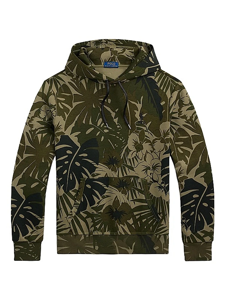 Palm-Camo Double-Knit Hoodie