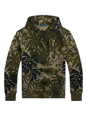 Palm-Camo Double-Knit Hoodie