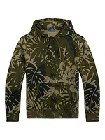 Palm-Camo Double-Knit Hoodie