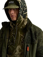 Palm-Camo Double-Knit Hoodie
